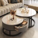 marble round center table