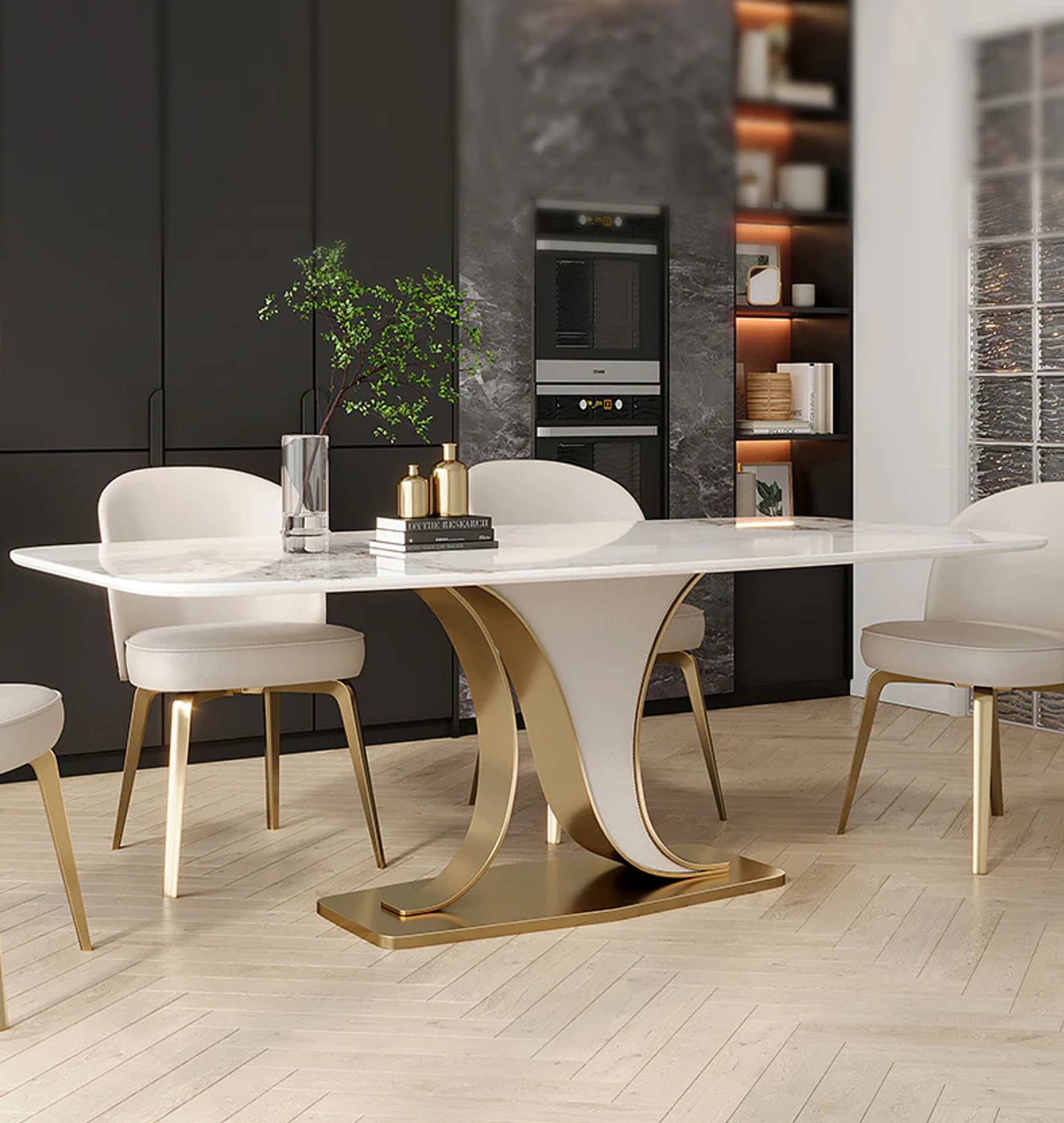 Designer Dining Table with Chairs Designer Dining Table with Chairs