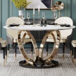 Luxury Designing Dining Table with Chairs 6 Seater in India