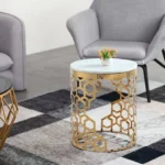 gold side table for bedroom