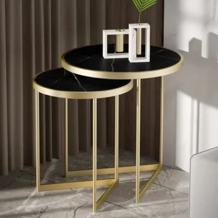 marble side table for living room