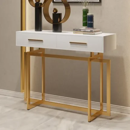 narrow console table