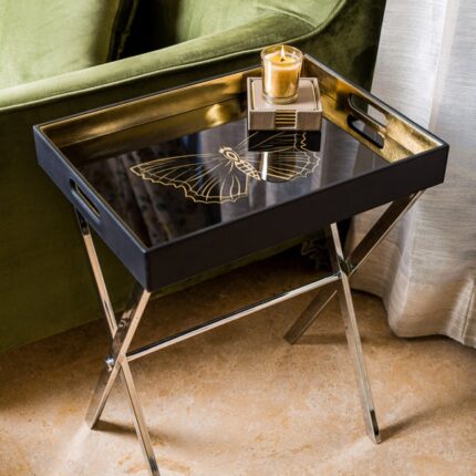 butler tray foldable side table