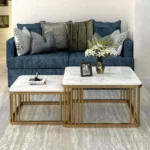 Middle table for living room with modern round center table design