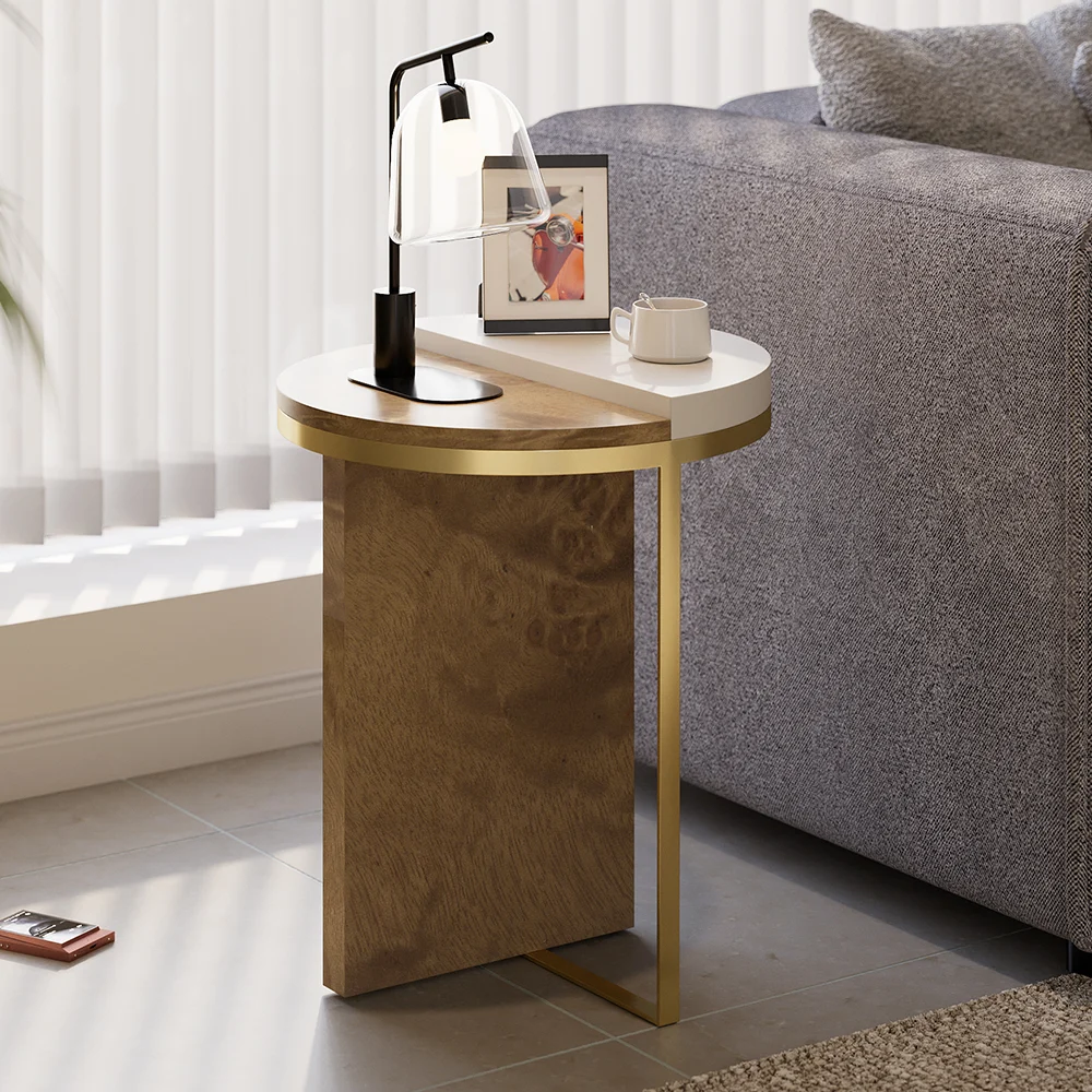 Royal Gold Modern Side Table