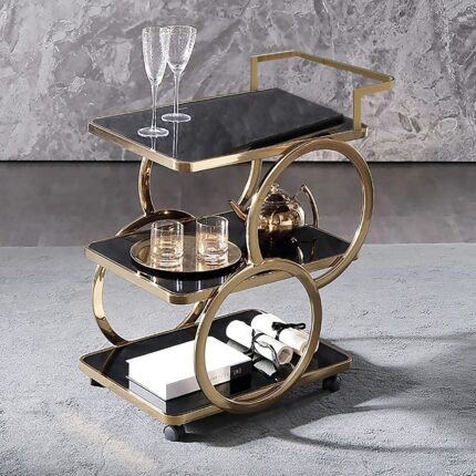 premium drinks serving trolley
