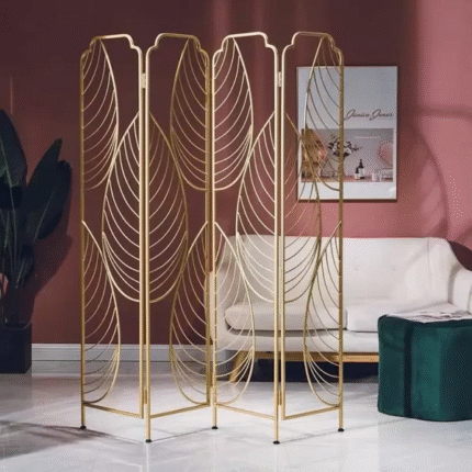 Royal Gold Leaf Folding Room Divider