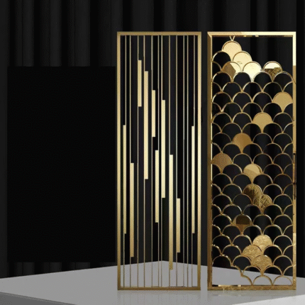 Royal Gold Designer Room Divider