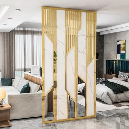 Luxury Gold Marble Design Room Divider Partition