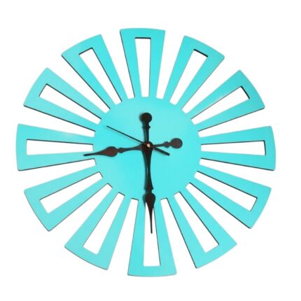 Modern Radiant Cutwork Metal Wall Clock