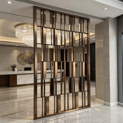 Luxury Geometric Metal Partition Screen